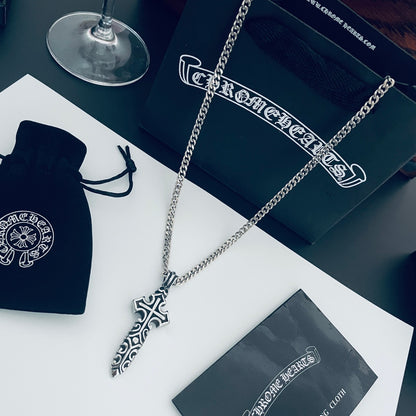 【CHROME HEARTS】クロムハーツ、新しいネックレス万能シンプルファッションオーナメント