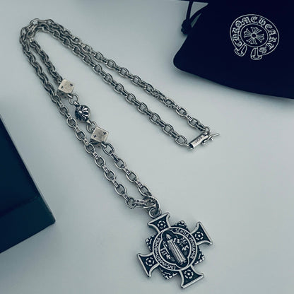 【CHROME HEARTS】クロムハーツ、新しいネックレス万能シンプルファッションオーナメント
