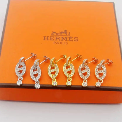 デザイナーエルメスクラシックイヤリング