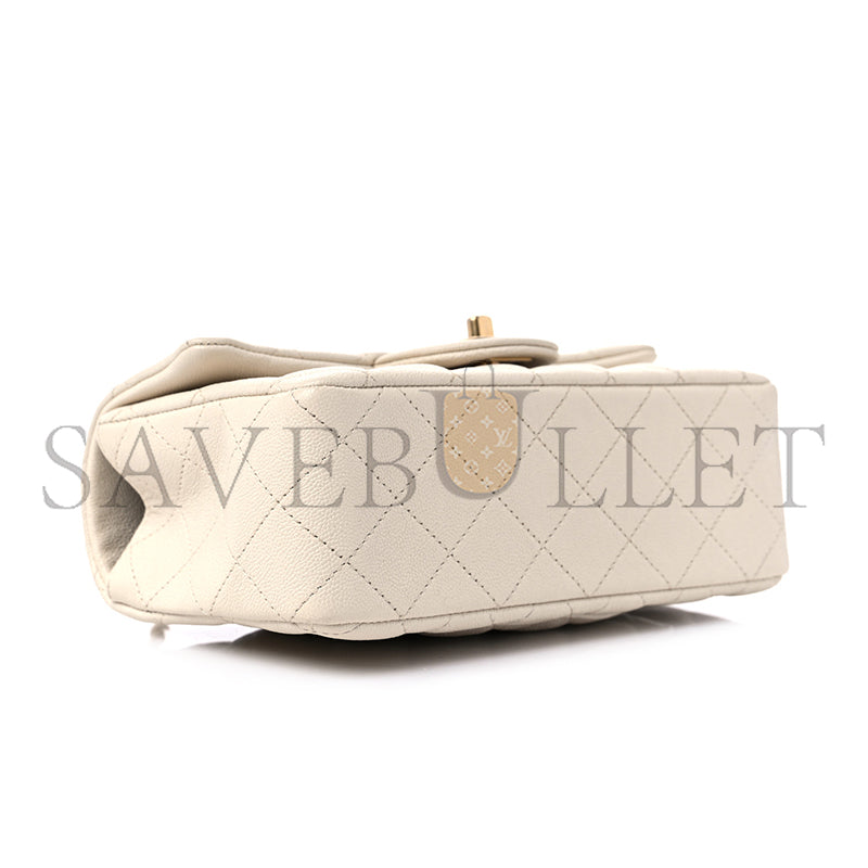 シャネル マスター キャビア キルティング ミニ トップハンドル フラップ AS2431 (20*12*6cm)