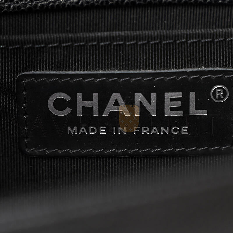 シャネル マスター キャビア キルティング ミディアム ボーイ フラップ A67086 (25*15*9cm)
