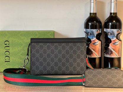 【 GUCCI 旗艦店】GGショルダーバッグ 22X14X7CM