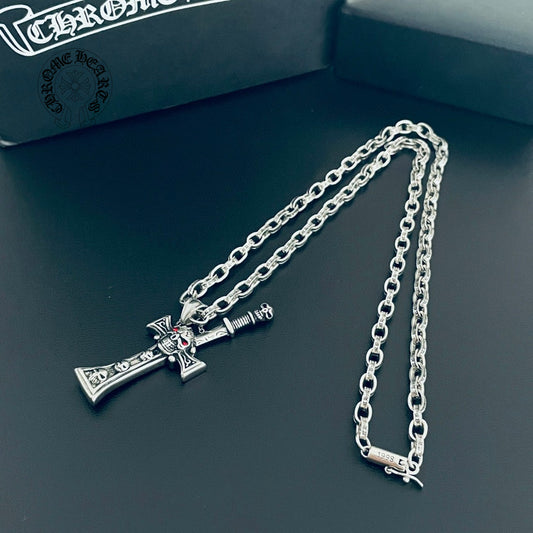 【Chrome Hearts】ネックレス、新しいネックレス万能シンプルファッションオーナメント