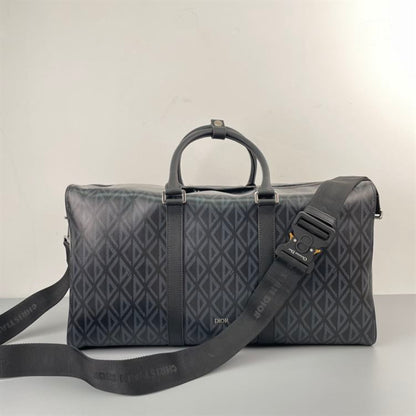 ディオール リンゴット 50 バッグ ブラック CD ダイヤモンド キャンバス – DIO009