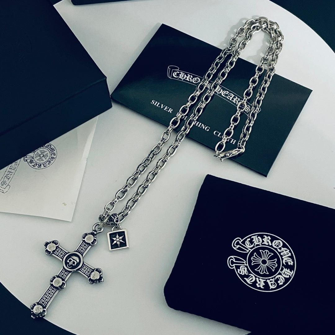【CHROME HEARTS】クロムハーツ、新しいネックレス万能シンプルファッションオーナメント