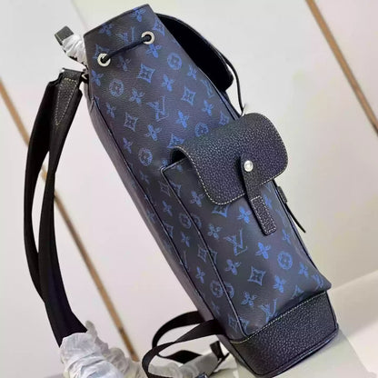 クリストファー MM モノグラム バックパック（ブルー） – LW345