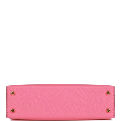 エルメス スペシャルオーダー（HSS）ケリー・セリエ 20 ローズアザレ＆ライムエプソム ゴールド金具