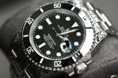ロレックス サブマリーナーデイト 彫金 116610LV 数が少ない