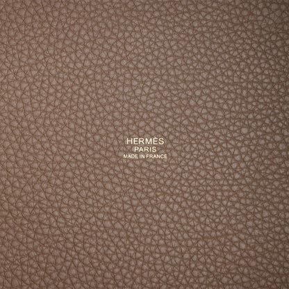 エルメス ピコタンロック22 エトゥープ クレマンス ゴールド金具