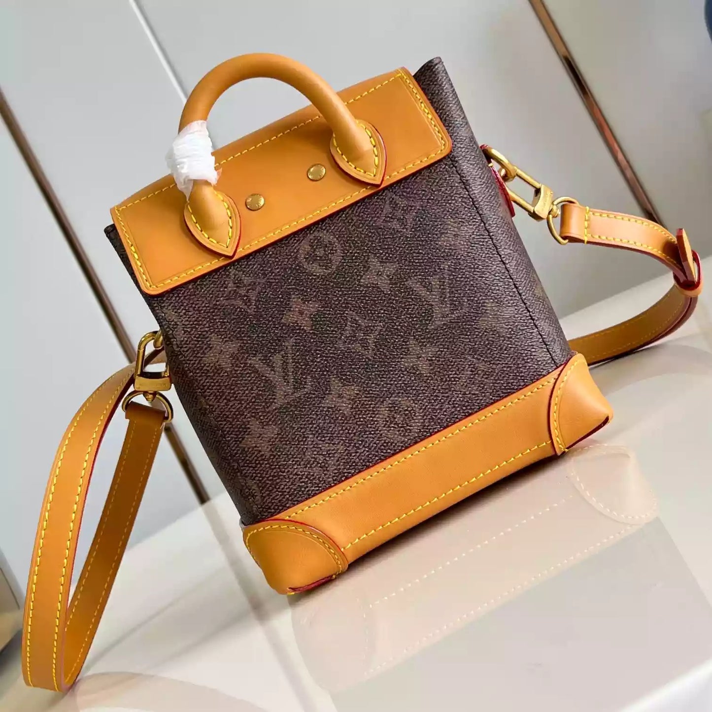 スティーマー 15 ブラウン モノグラム ダストキャンバス M11630 – LW436