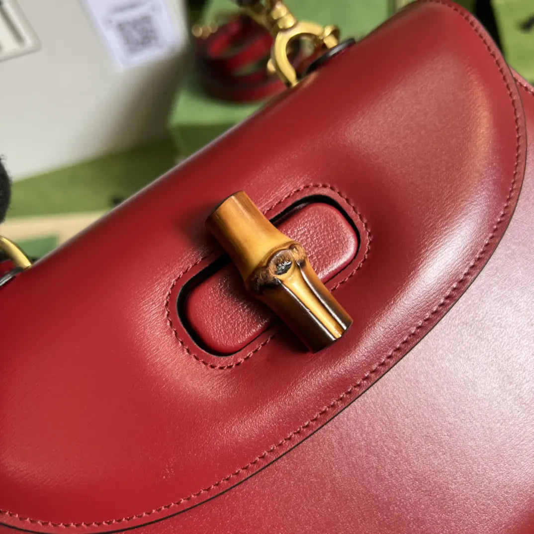 グッチ バンブー 1947 スモール トップハンドルバッグ