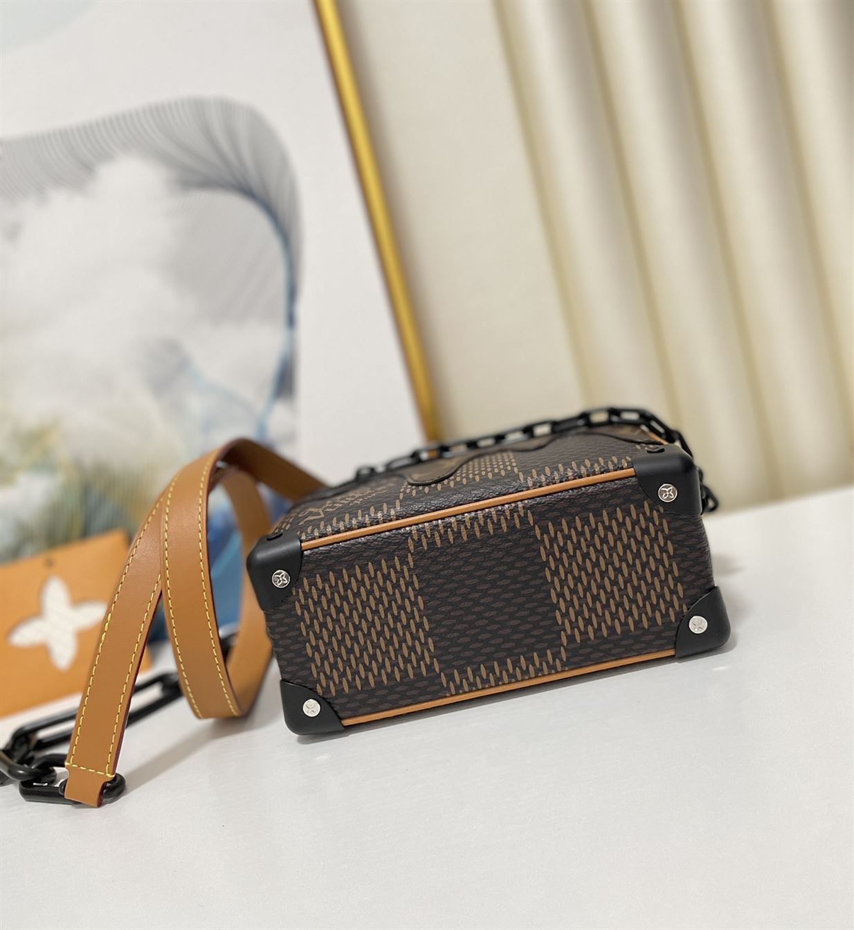 ルイ・ヴィトン ミニソフトトランク ダミエ・エベヌ – LVB070