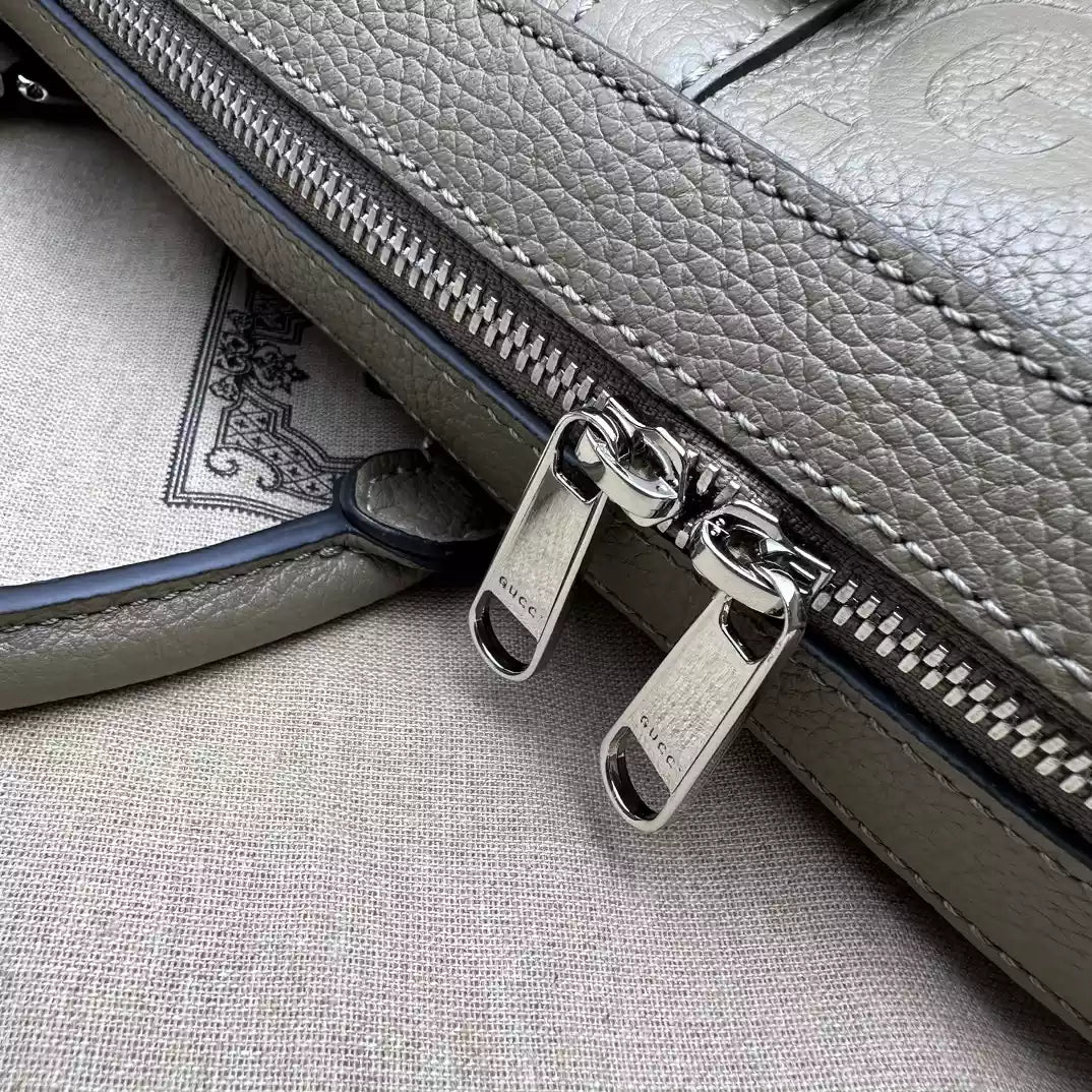 グッチ ジャンボ GGブリーフケース ドキュメントバッグ ブラウンレザー – BG072