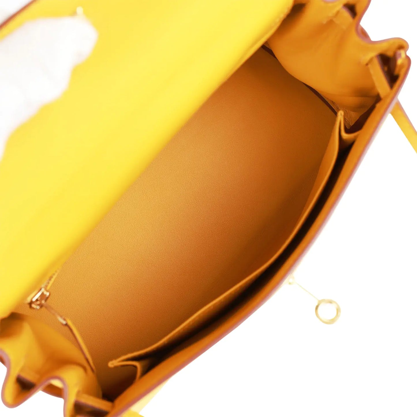 エルメス ケリー ルトゥール 25 イエローアンバー スイフト ゴールド金具