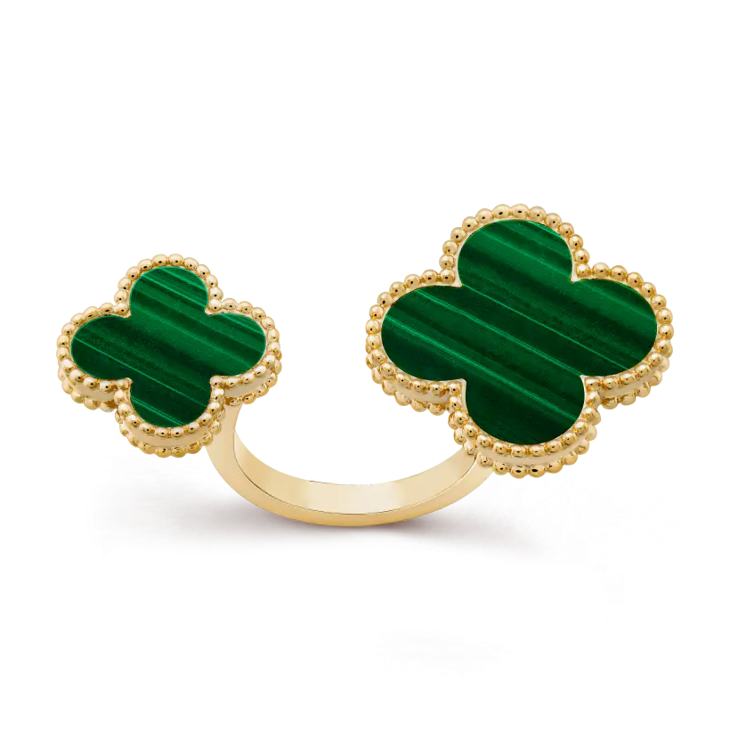 ヴァン クリーフ＆アーペルのマジック アルハンブラ インターフィンガー リングの新着