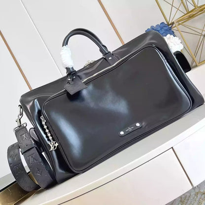 キーポル カーゴ バンドリエール 50 バッグ ブラック カーフレザー – LW308