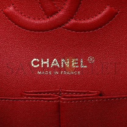 シャネル ミディアム ダブルフラップ レッド 1189433 (25*15*6cm)