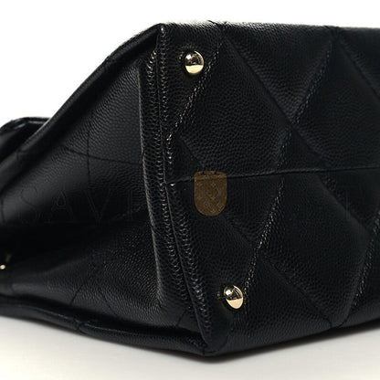 シャネル マスターキャビア キルティング ミニ レトロ ツイスト トップハンドル AS4711 (21*13*10cm)