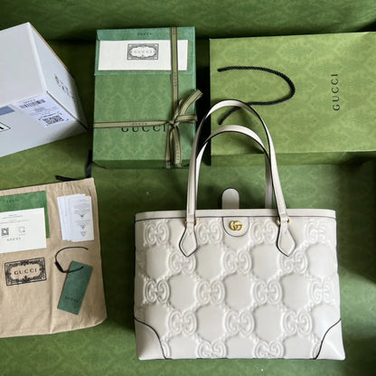 GGマトラッセ レザー ミディアム トート