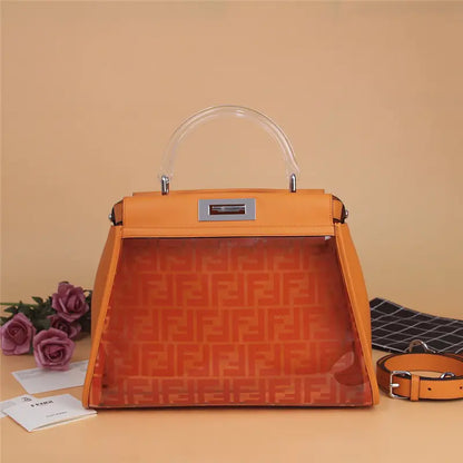 ピーカブー フェンディ オレンジ