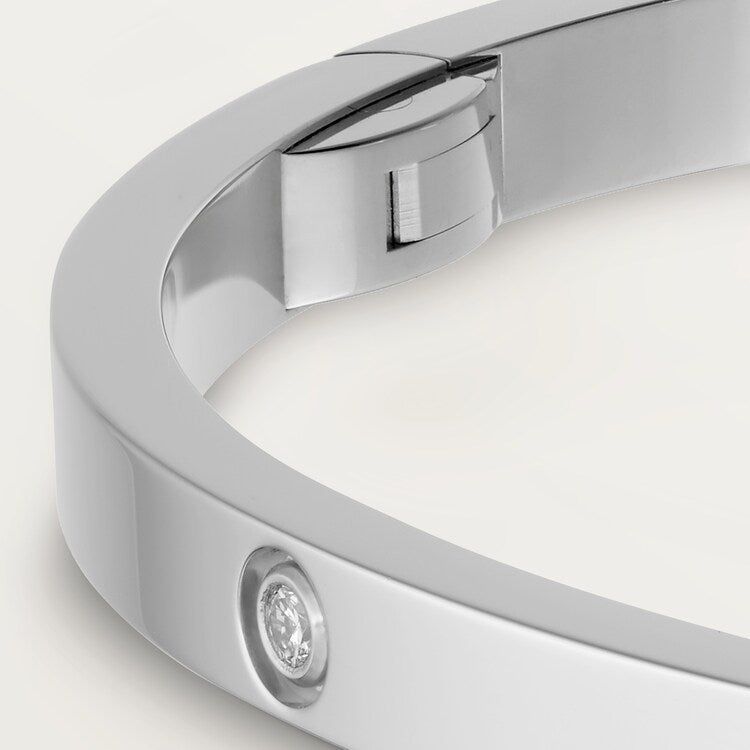 ラブブレスレット、スモールモデル、ダイヤモンド10個