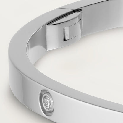 ラブブレスレット、スモールモデル、ダイヤモンド10個