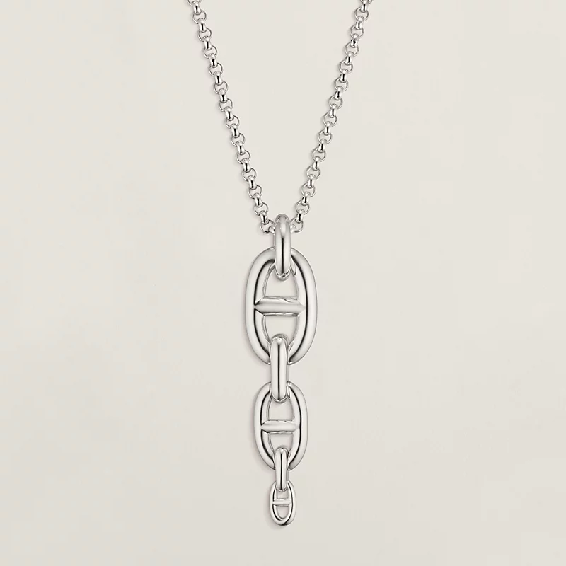 エルメス シェーヌ ダンクル アンシャネ ネックレス、ラージの新商品