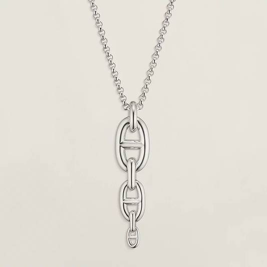 エルメス シェーヌ ダンクル アンシャネ ネックレス、ラージの新商品