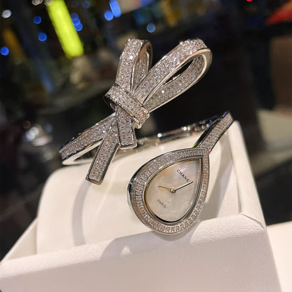 シャネル ボウ ダイヤモンド レディース ウォッチ