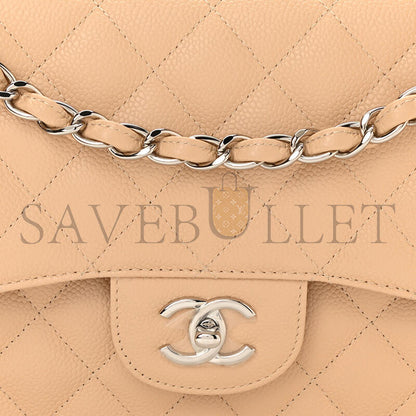 シャネル キャビア キルティング ジャンボ ダブルフラップ 1153723 (30*19*9cm)