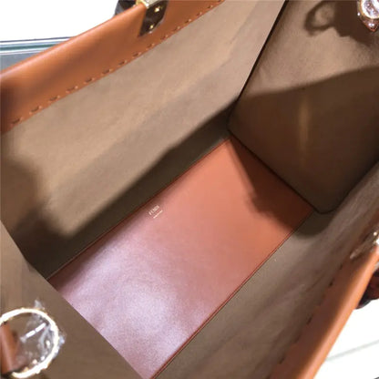 フェンディ サンシャイン トートバッグ ブラウン