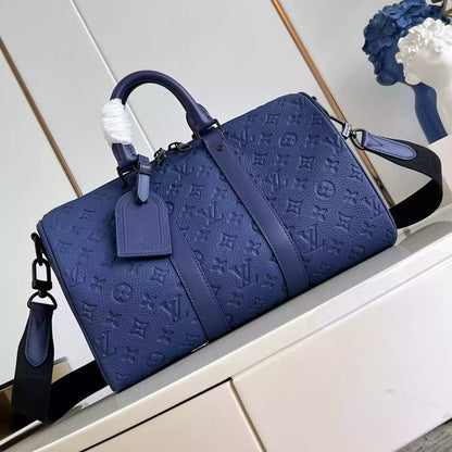 キーポル バンドリエール 35 ブルーモノグラム トリヨンレザー M11691 – LW434