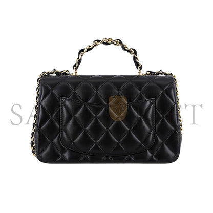 シャネル マスターミニ レクタンギュラートップハンドル 23K フラップ AS2431 (20*12*6cm)