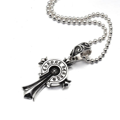 Chrome Hearts クロムハーツ バッジクロスネックレス 65cm