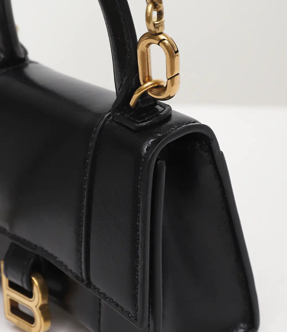 ☆BALENCIAGA HOURGLASS ミニ TOP HANDLE バッグ