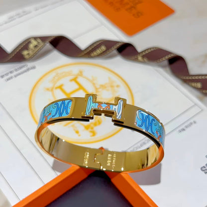 偽エルメスロゴブレスレット