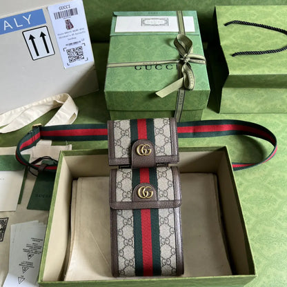 オフィディア ミニバッグと取り外し可能なウォレット