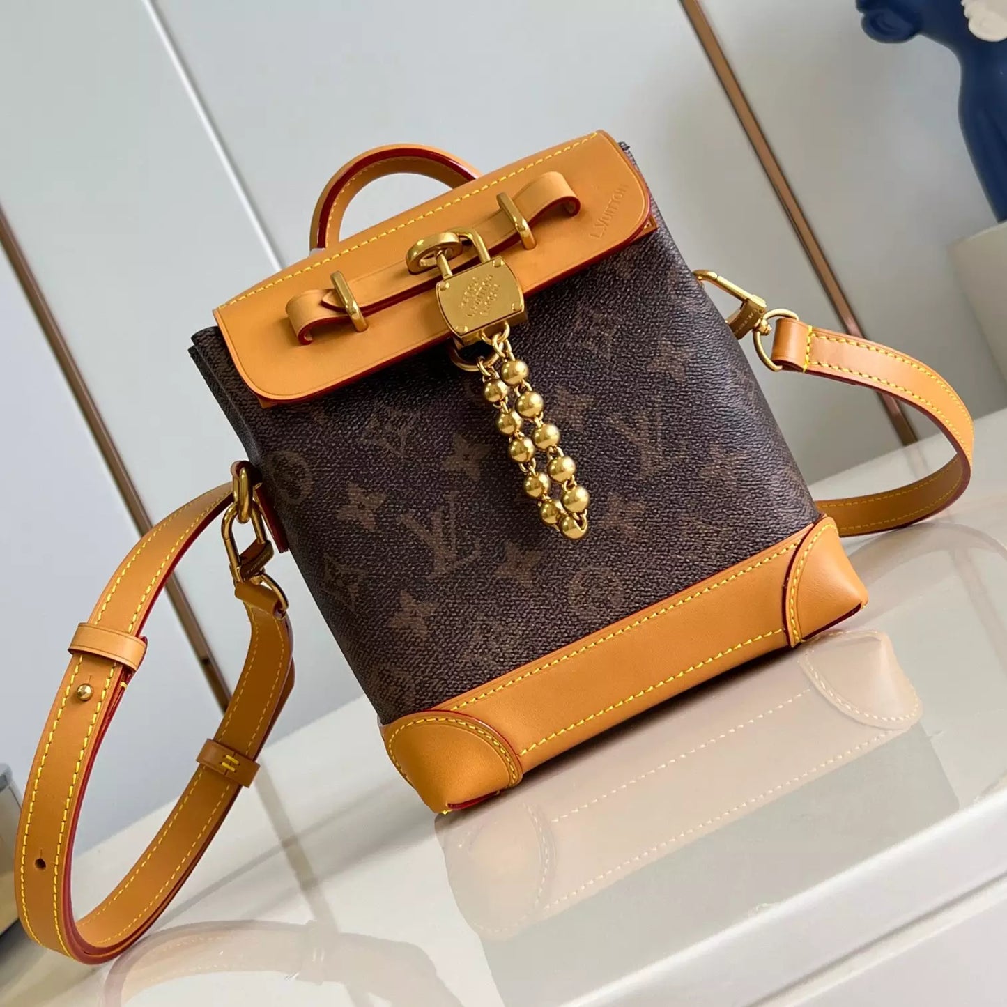 スティーマー 15 ブラウン モノグラム ダストキャンバス M11630 – LW436