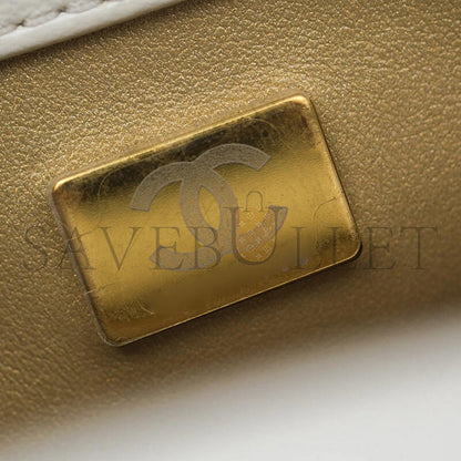 シャネル マスター ダブルパール アジャスタブルチェーン フラップバッグ AS4861 (20.5×13×6.5cm)