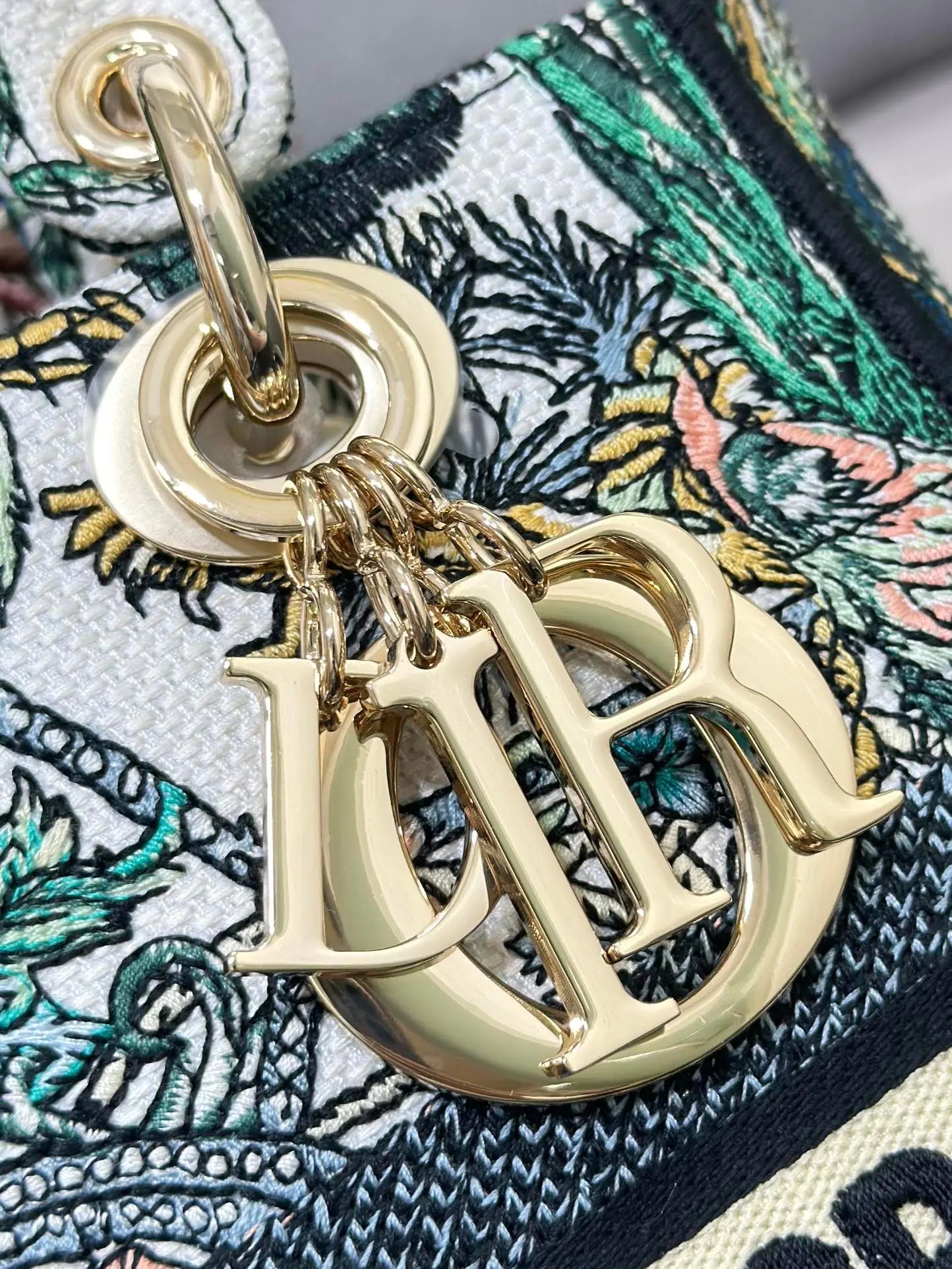 クリスチャン ディオール ミディアム レディ D ライト バッグ