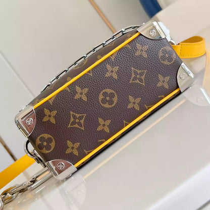 ミニソフトトランク サフラン イエローモノグラム マカッサルコーティングキャンバス＆カウハイドレザー M12767 – LW423