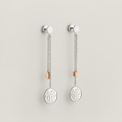 エルメスの新商品 エルメス エクスリブリス イヤリング（小）