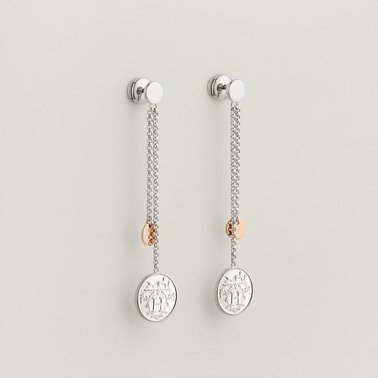 エルメスの新商品 エルメス エクスリブリス イヤリング（小）