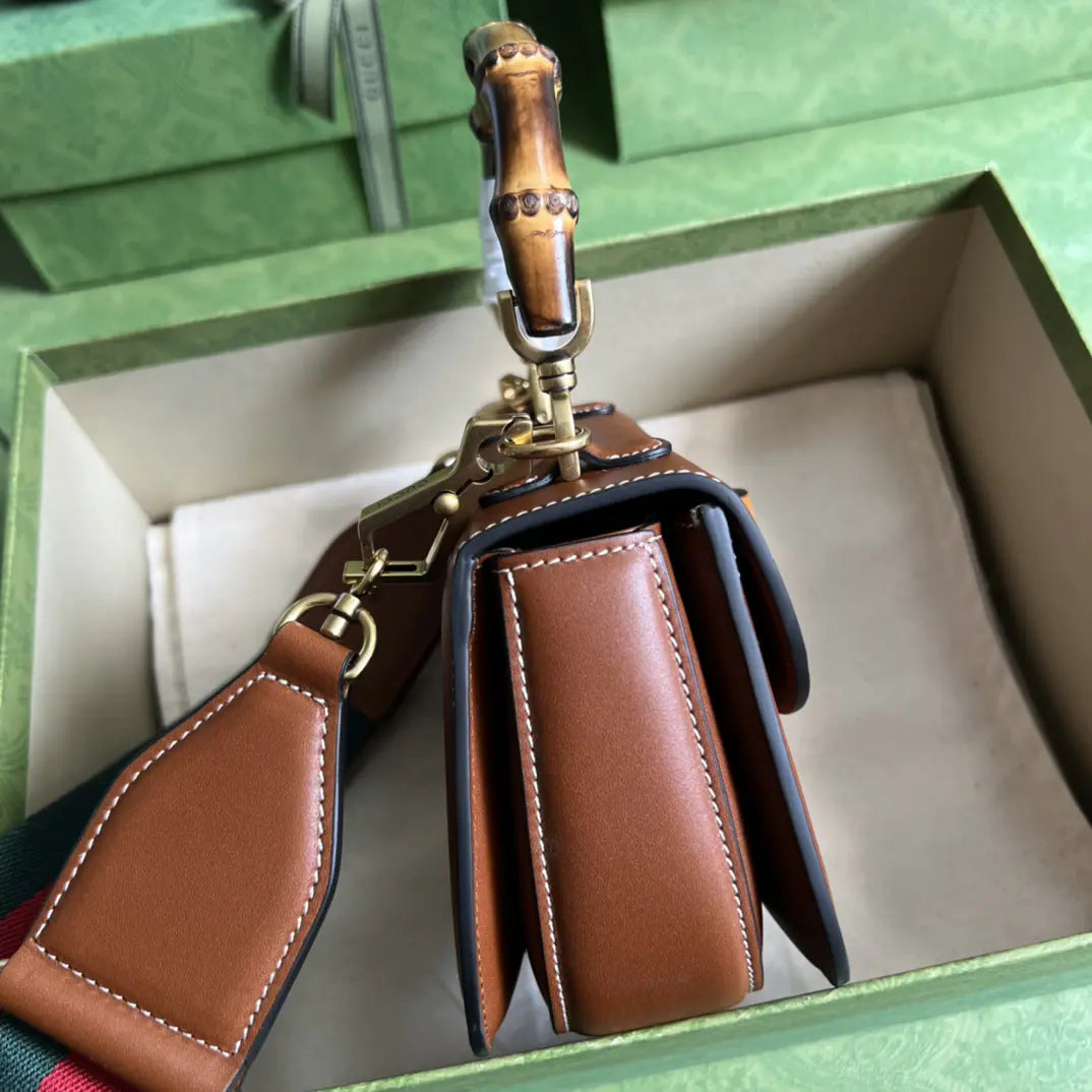 グッチ バンブー 1947 ミニトップハンドルバッグ