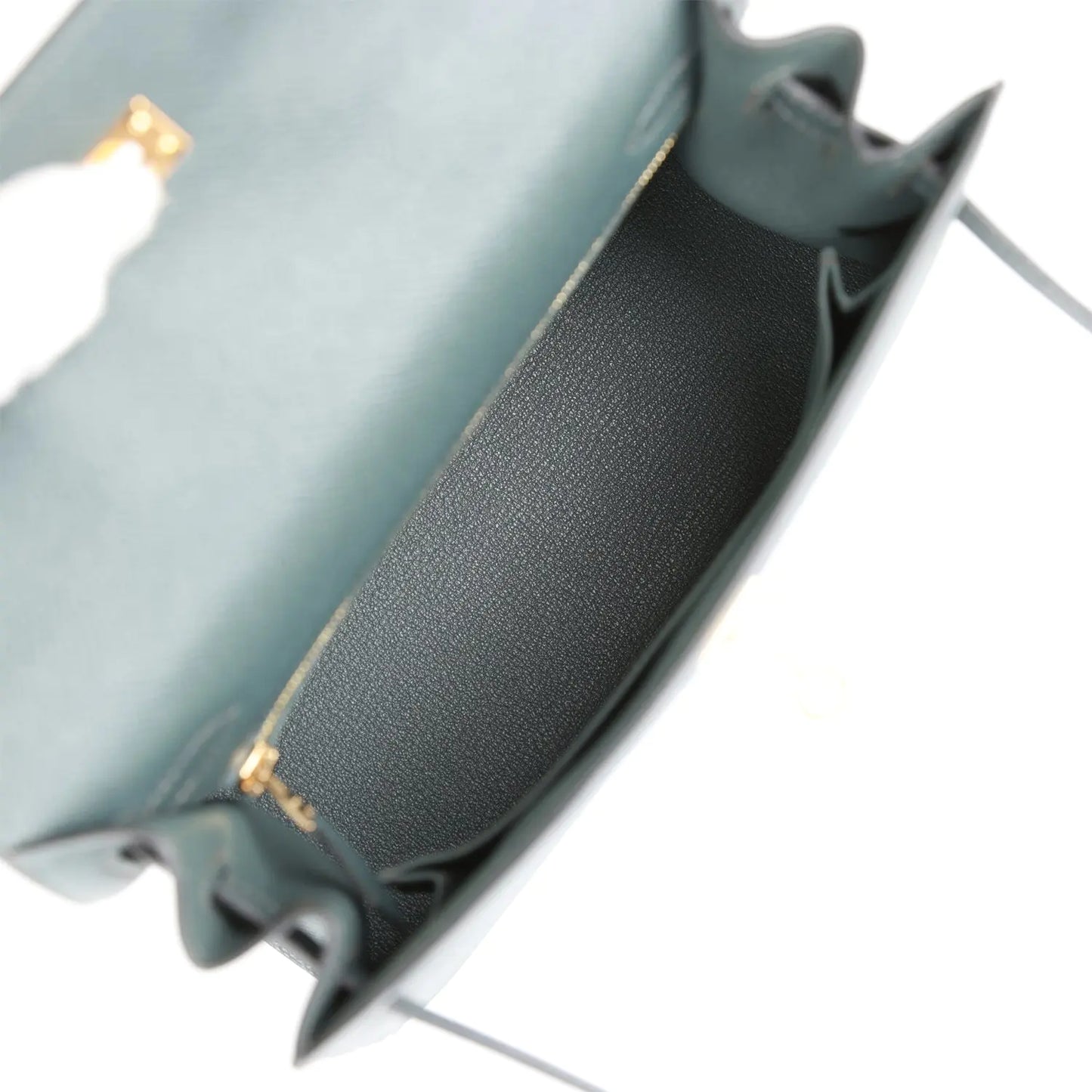 エルメス ケリーセリエ 25 ブルーオラージュ エプソンゴールド金具