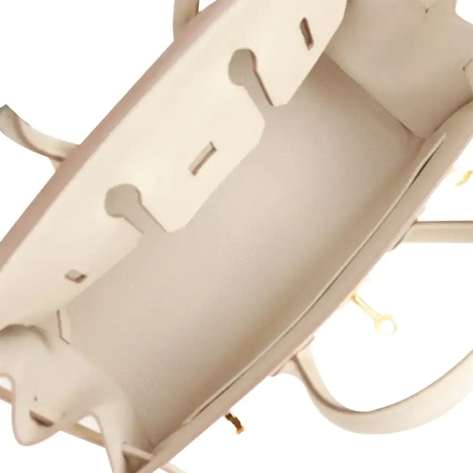 エルメス バーキン セリエ 25 チョーク エプソン ゴールド金具