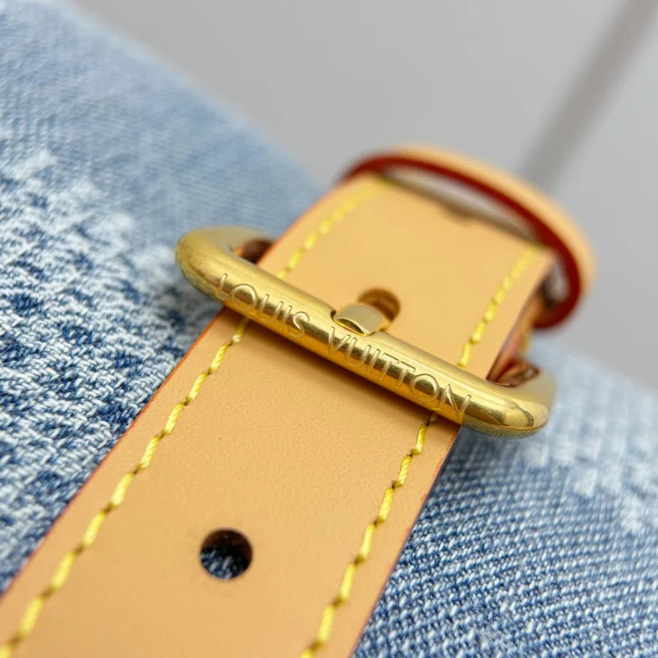 キーポル バンドリエール 50 ブルー ダミエ デニム 3D N40739 – LW214