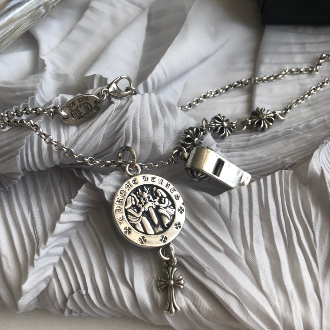 Chrome Hearts クロムハーツ エンジェルメダル ネックレス