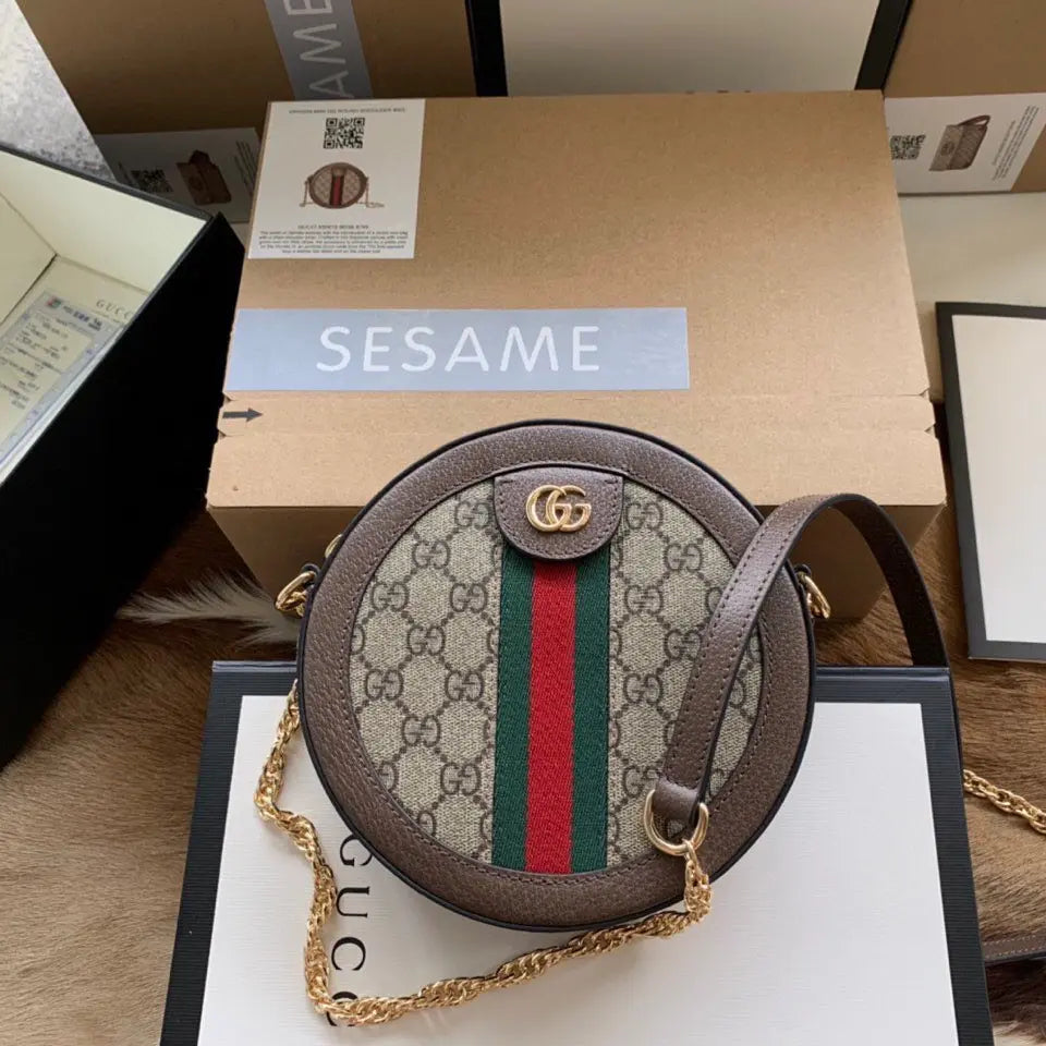 オフィディア ミニ GG ラウンドショルダーバッグ