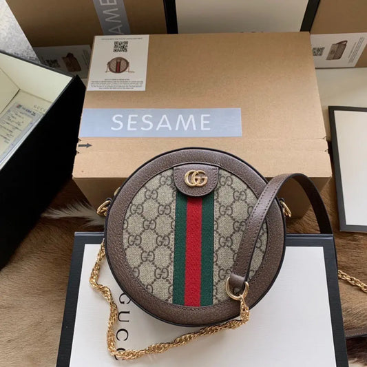 オフィディア ミニ GG ラウンドショルダーバッグ